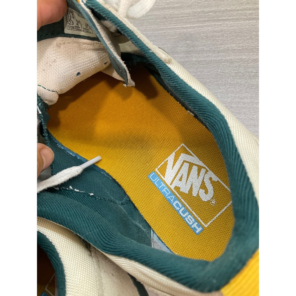 VANS ULTRARANGE EXO SNEAKERS WHITE  GREEN MARSHMALLOWMENS SIZE 13 - Picture 8 of 11